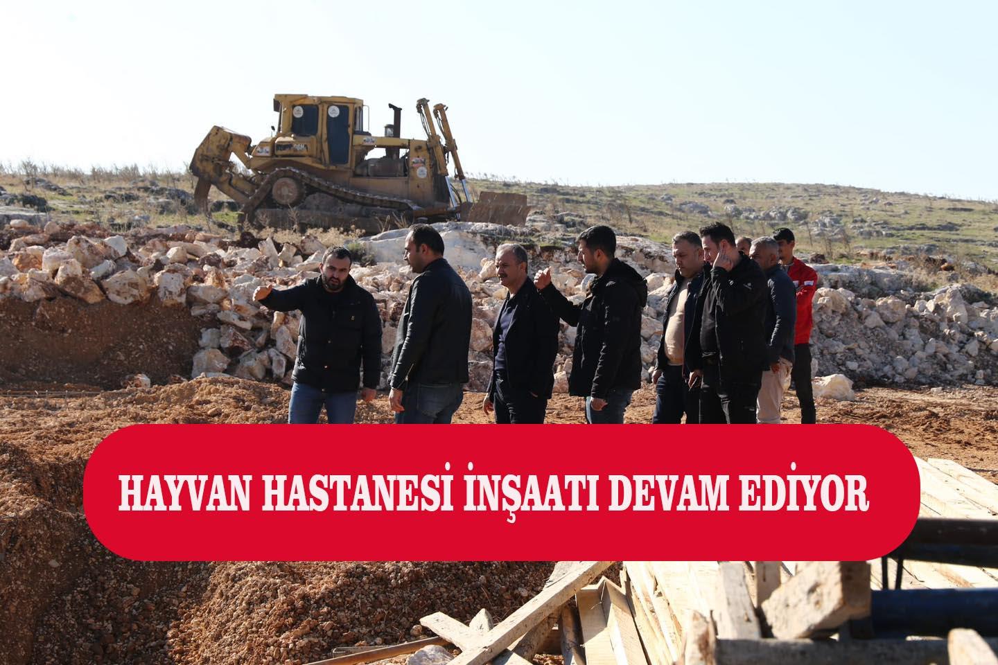 HAYVAN HASTANESİ İNŞAATI HIZLA DEVAM EDİYOR