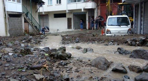 GİRESUN'DA SEL FELAKETİ