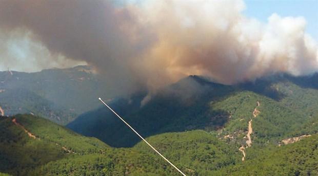 İZMİR URLA'DA YANGIN ÇIKTI!