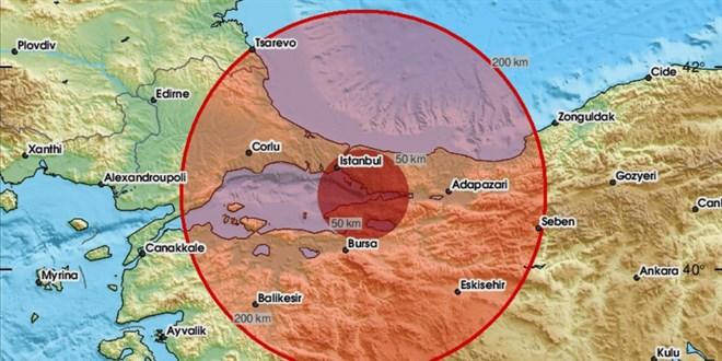 MARMARA DENİZİ'NDE DEPREM MEYDANA GELDİ