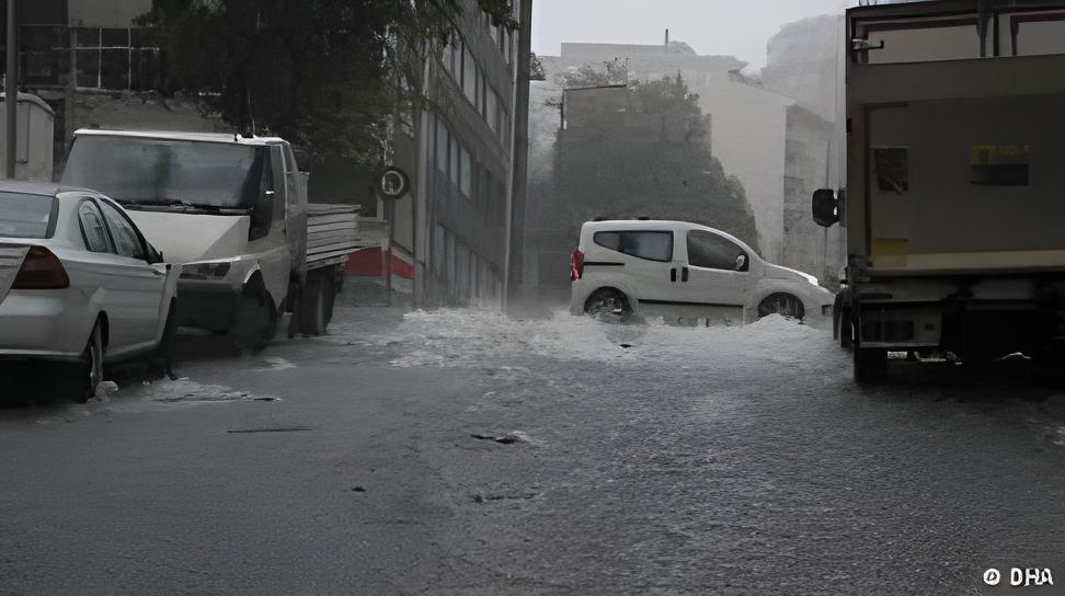 GİRESUN VE SAMSUN'DA SAĞANAK YAĞIŞ SELE YOL AÇTI