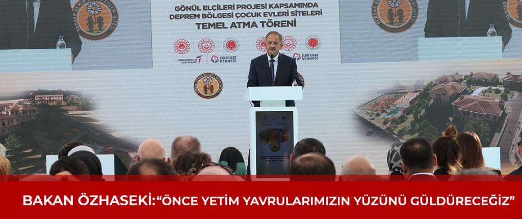 ÖNCE YETİM YAVRULARIMIZIN YÜZÜNÜ GÜLDÜRECEĞİZ