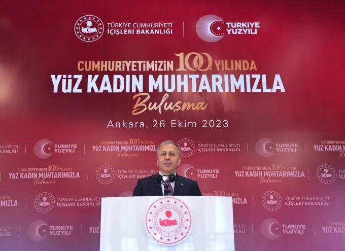 BAKAN YERLİKAYA: MUHTARLARIN ÖZLÜK HAKLARINDA BİRÇOK İYİLEŞTİRME YAPILDI