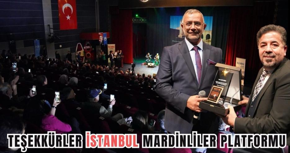 TİMBİR MARDİN TEMSİLCİSİNE HİZMET ÖDÜLÜ