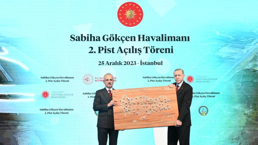 ERDOĞAN: SABİHA GÖKÇEN HAVALİMANI 85 MİLYONDAN FAZLA YOLCU AĞIRLAYACAK