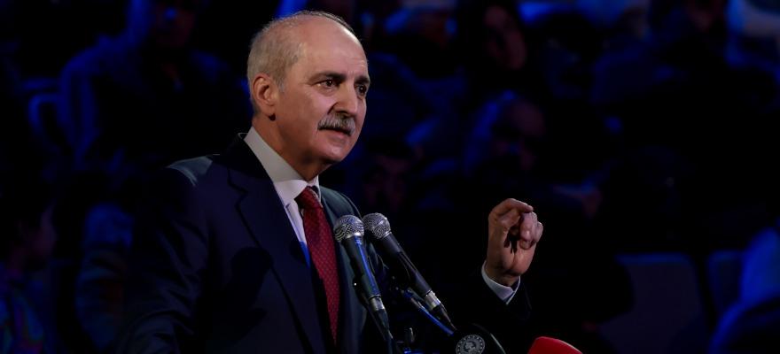 TBMM BAŞKANI NUMAN KURTULMUŞ, RTÜK BAŞKANI EBUBEKİR ŞAHİN’İ KABUL ETTİ