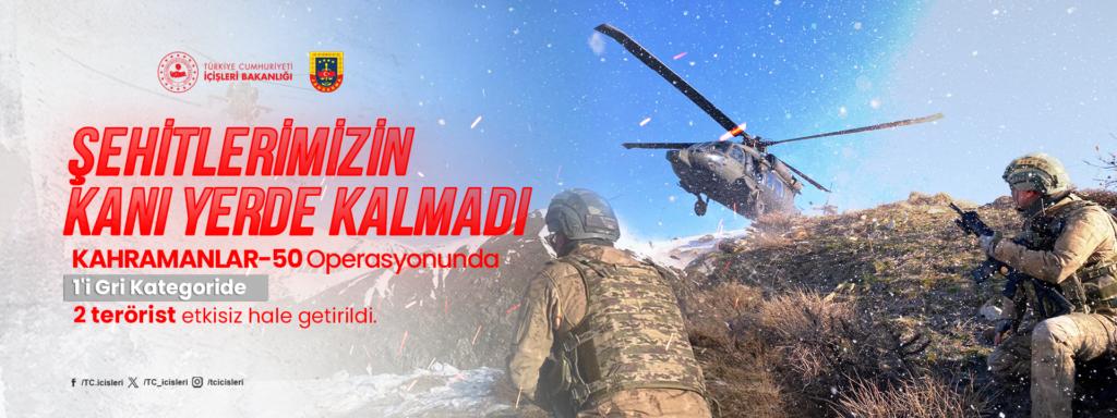 DİYARBAKIR’DAKİ OPERASYONLA 2 TERÖRİST ETKİSİZ HALE GETİRİLDİ