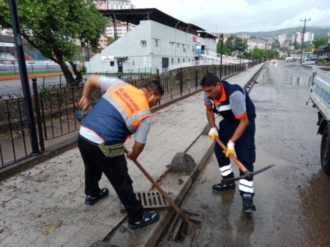 KDZ. EREĞLİ BELEDİYESİ, KÖTÜ HAVA KOŞULLARINA KARŞI TEYAKKUZDA