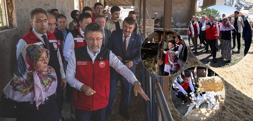 BAKAN YUMAKLI, ANKARA’DA HAYVANCILIK İŞLETMESİNİ ZİYARET ETTİ