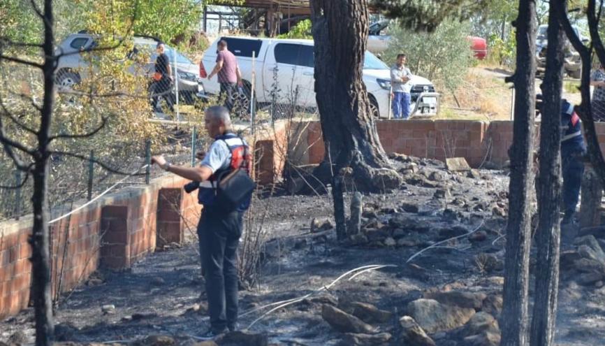 SERİK’DE ORMAN YANGINI! 5 HEKTAR ALAN KÜLE DÖNDÜ